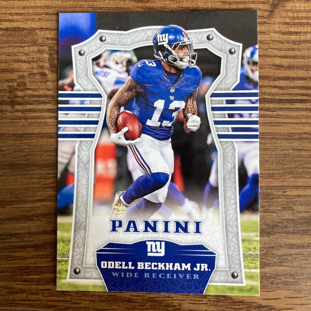 2017 Odell Beckham JR Panini card